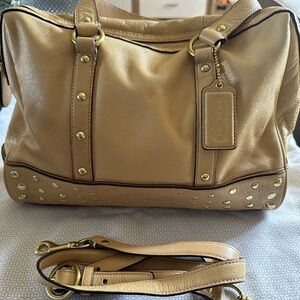 Coach Zoe leather handbag